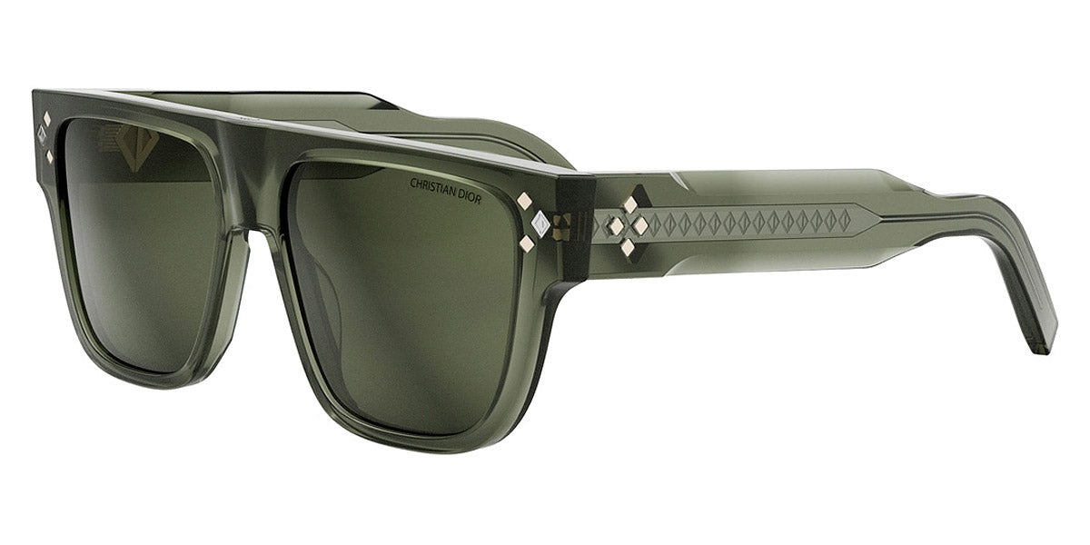 Dior® CD DIAMOND S6I CD CD DIAMOND S6I 55C0 55 - Shiny Green / Lenses Green Organic Sunglasses