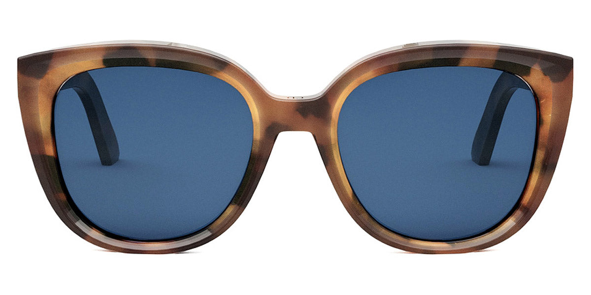 Dior® DIORMIDNIGHT R1I CD DIORMIDNIGHT R1I 26B0 54 - Shiny Caramel Havana / Lenses Blue Organic Sunglasses