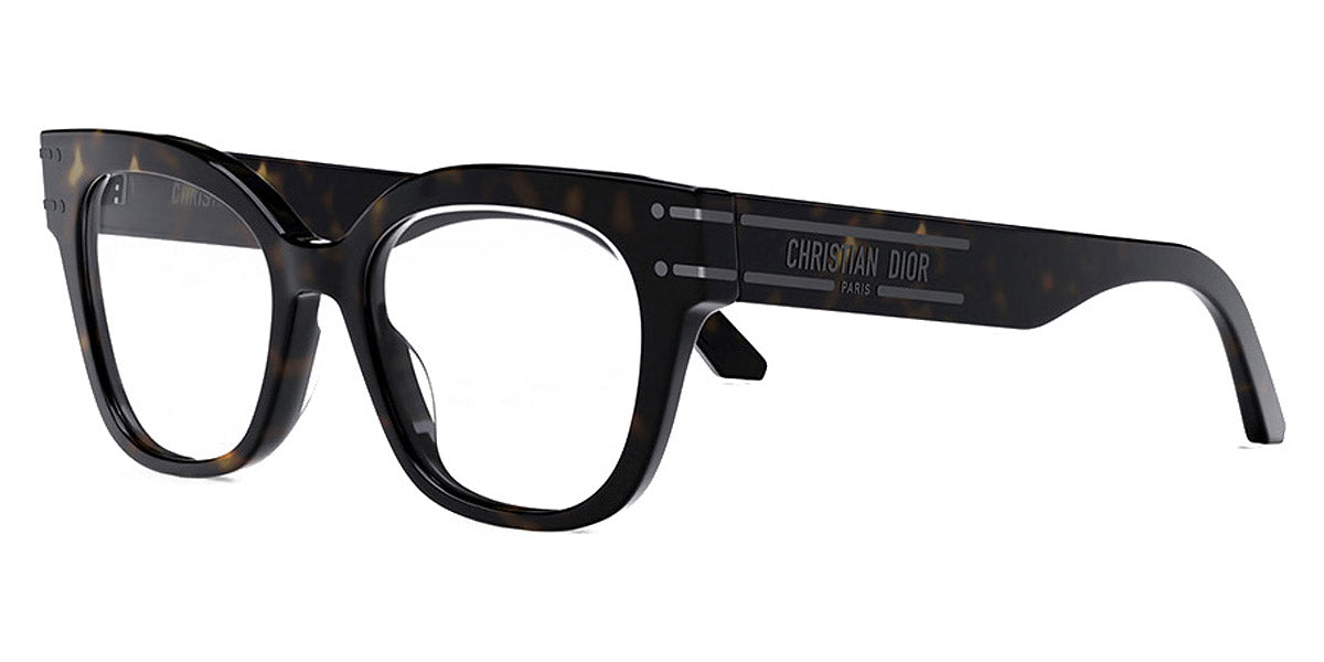 Dior® DIORSIGNATUREO B2I CD DIORSIGNATUREO B2I 5500 51 - Shiny Green / Lenses Clear Organic Eyeglasses