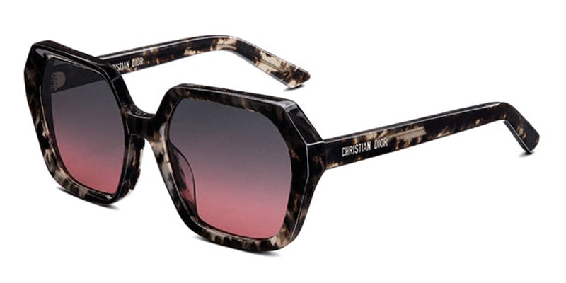 Dior® DiorMidnight S2F D DMNGS2FXR 29D2 56 - Gray Tortoiseshell-Effect Sunglasses