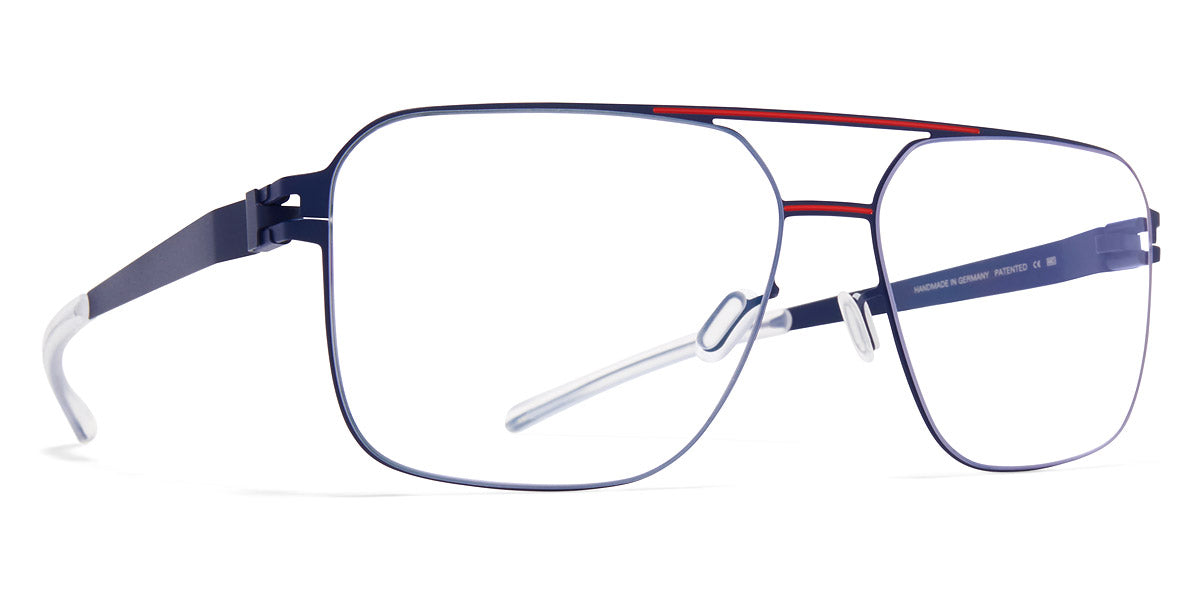 Mykita® DON MYK DON Navy/Rusty Red 58 - Navy/Rusty Red Eyeglasses