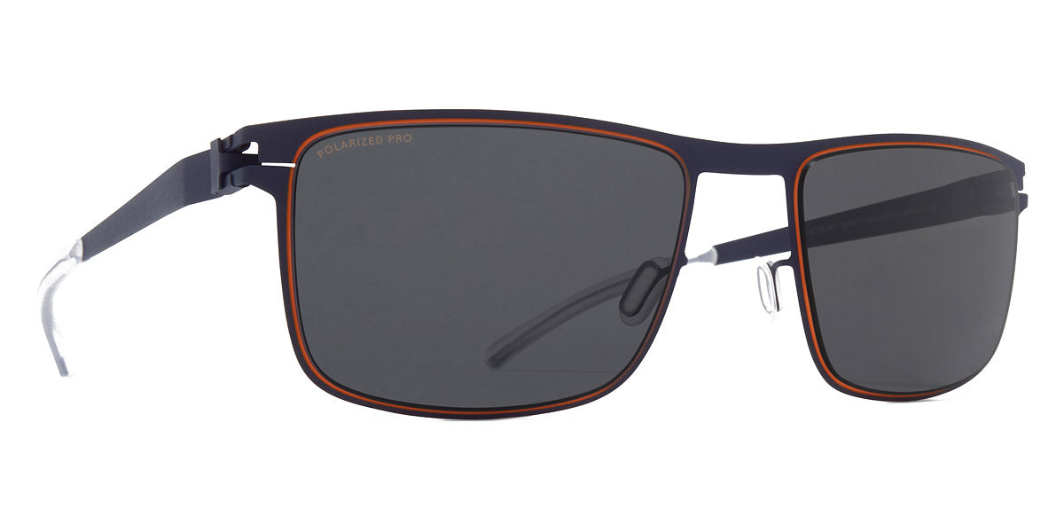 Mykita® DONOVAN MYK DONOVAN Indigo/Orange / Polarized Pro Hi-Con Grey 55 - Indigo/Orange / Polarized Pro Hi-Con Grey Sunglasses