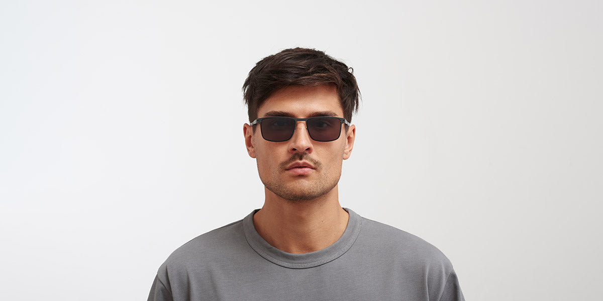 Mykita® DONOVAN MYK DONOVAN Storm Grey/Black / Polarized Pro Hi-Con Grey 55 - Storm Grey/Black / Polarized Pro Hi-Con Grey Sunglasses