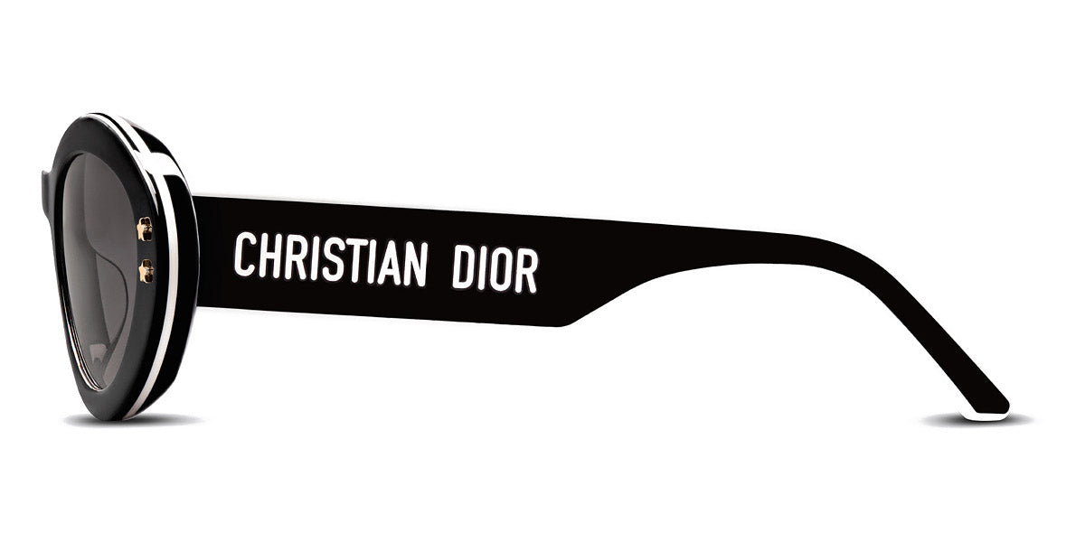 Dior® DiorPacific B1U CD DIORPCFC B1U 10A0 53 - Shiny Black White Black 10A0 Sunglasses