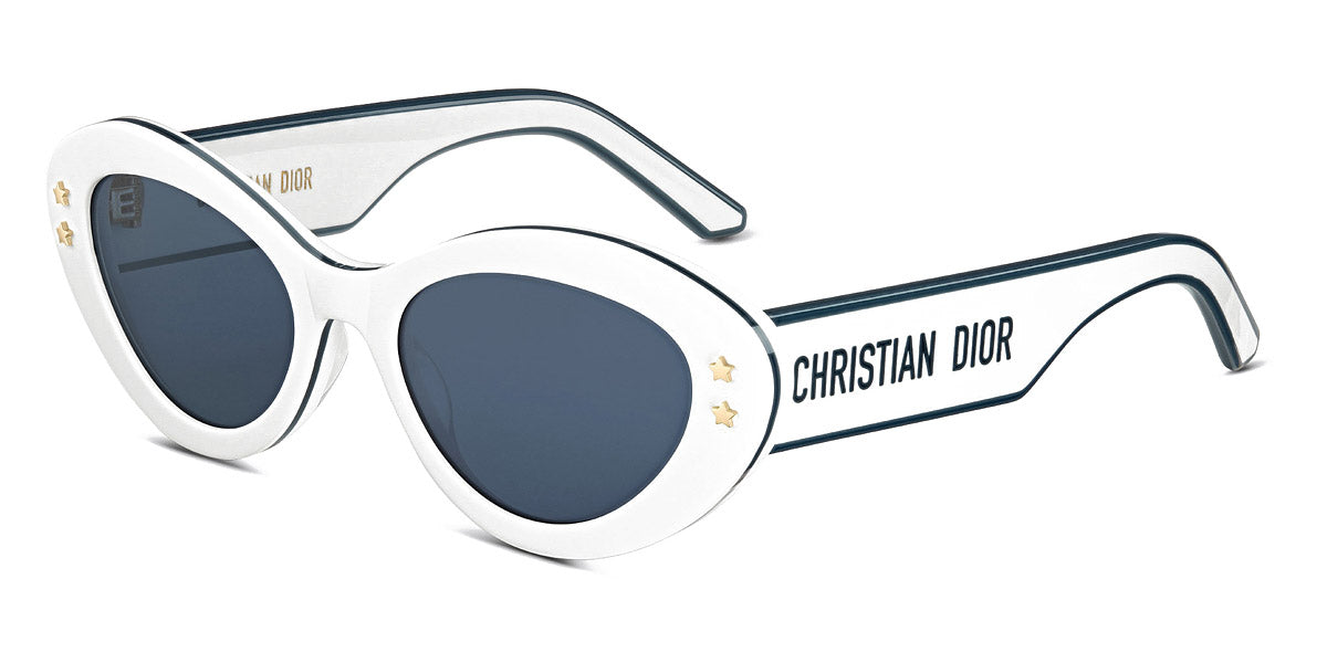 Dior® DiorPacific B1U CD DIORPCFC B1U 95B0 53 - Shiny White Blue White 95B0 Sunglasses