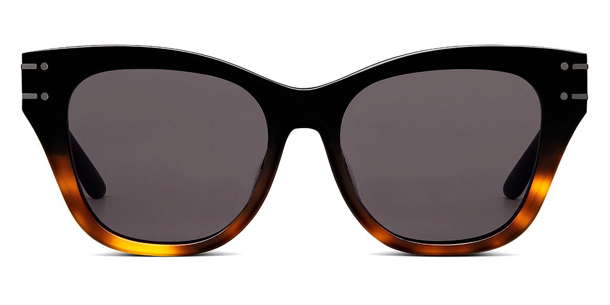 Dior® DiorSignature B4F DSGTB4FXR 18A0 - Black-to-Brown Gradient Tortoiseshell-Effect Sunglasses