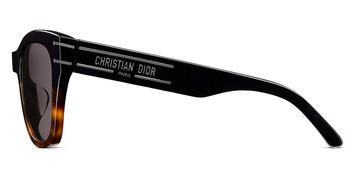 Dior® DiorSignature B4F DSGTB4FXR 18A0 - Black-to-Brown Gradient Tortoiseshell-Effect Sunglasses