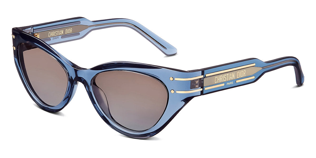 Dior® Diorsignature B7I D DSGTB7IXR_30F2 52 - Translucent Blue Sunglasses