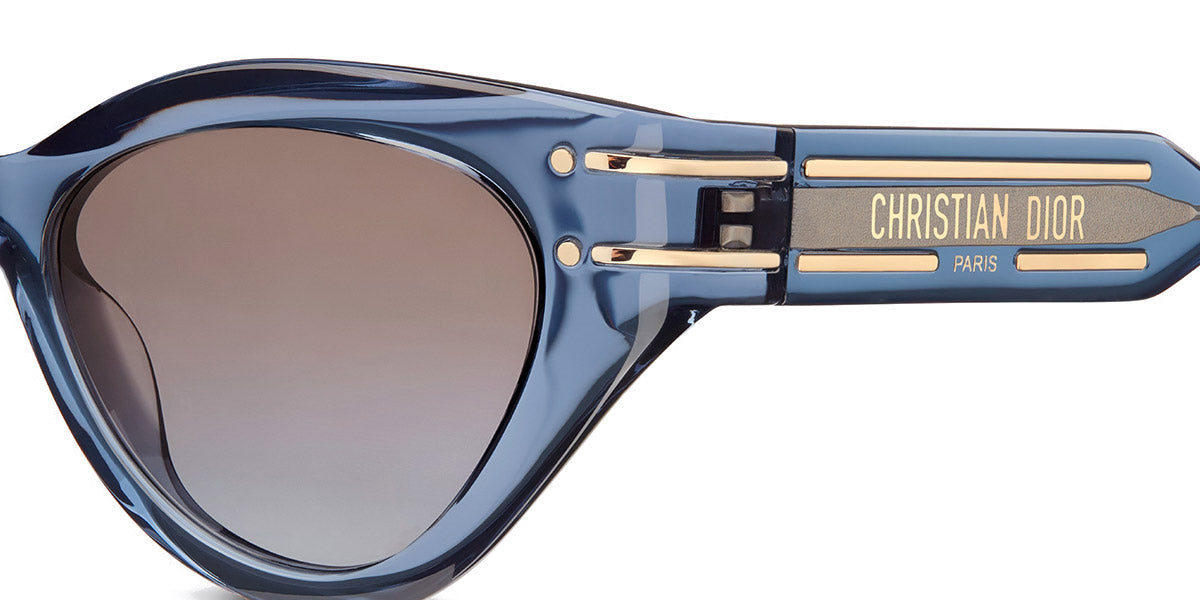 Dior® Diorsignature B7I D DSGTB7IXR_30F2 52 - Translucent Blue Sunglasses