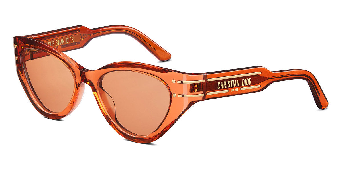 Dior® Diorsignature B7I DSGTB7IXR_70K0 52 - Translucent Orange Sunglasses