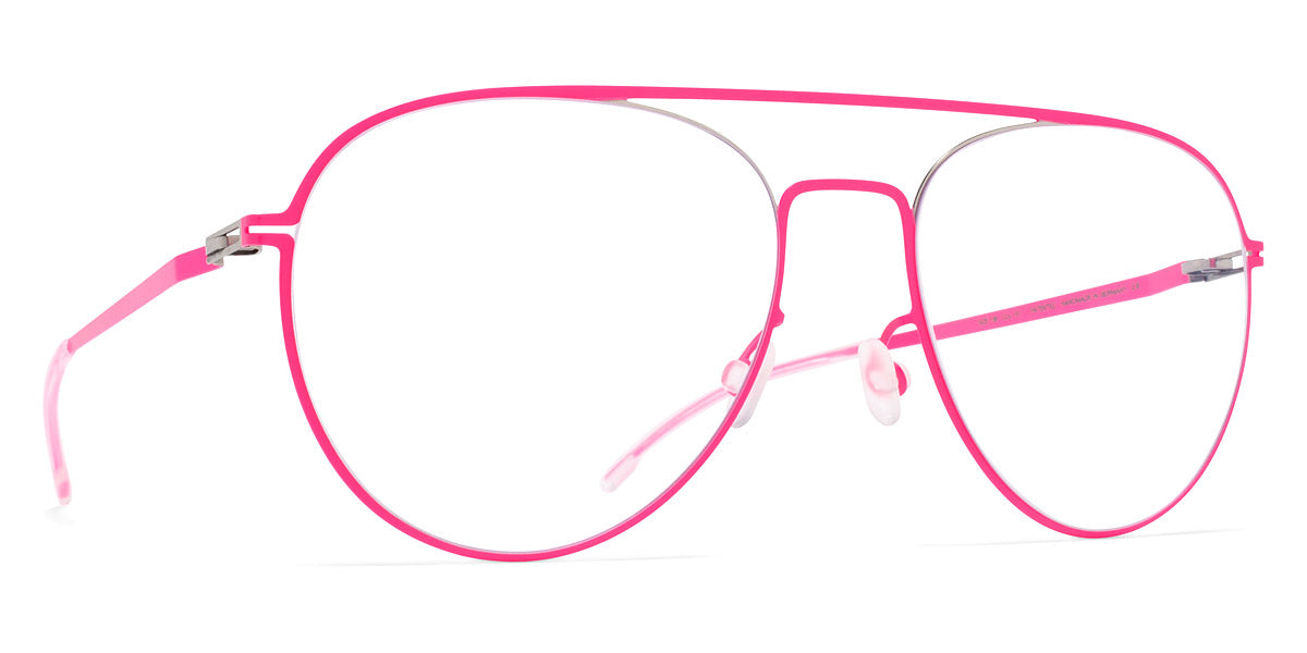 Mykita® EERO MYK EERO Silver/Neon Pink 56 - Silver/Neon Pink Eyeglasses