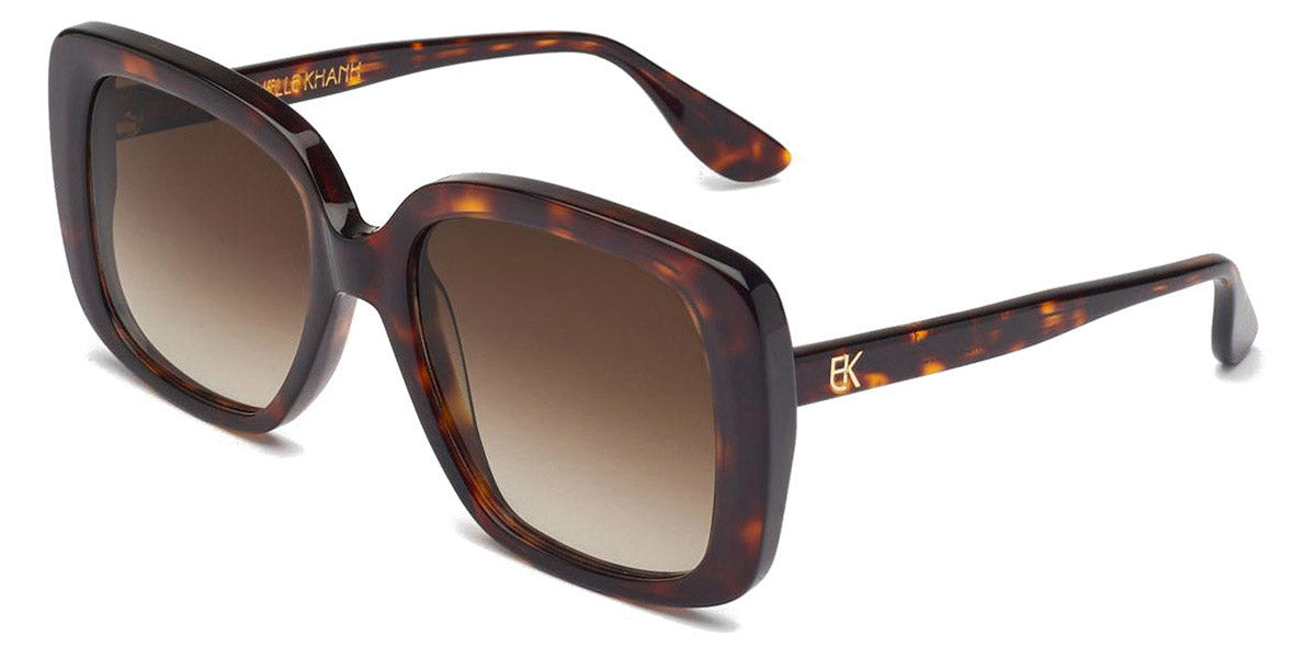 Emmanuelle Khanh® EK CARMEN-SOL EK CARMEN SOL 18 55 - 18 - Dark Tortoise Sunglasses