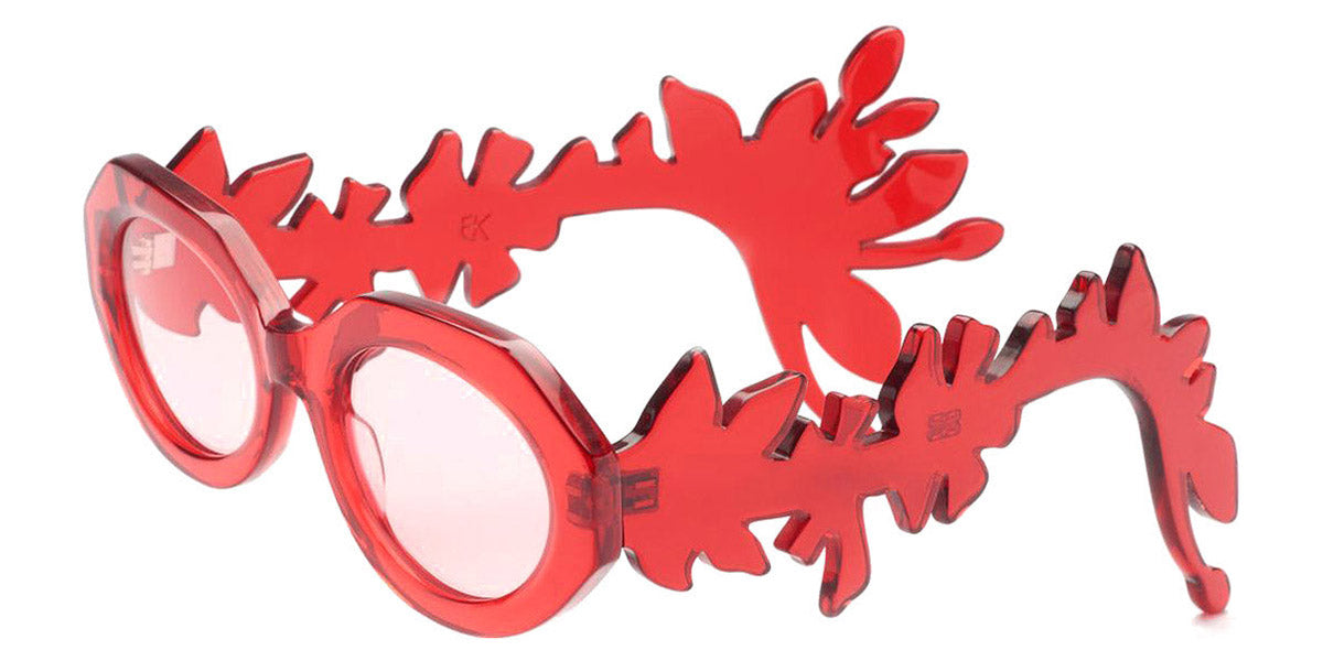 Emmanuelle Khanh® EK FLEUR EK FLEUR 2 52 - 2 - Coral Red Sunglasses