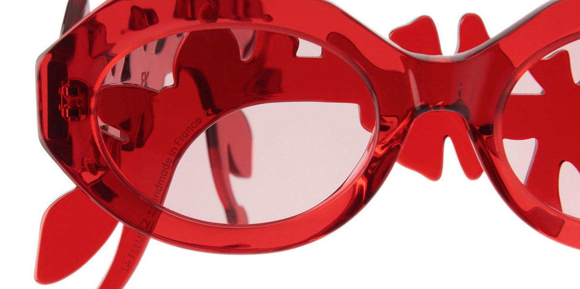 Emmanuelle Khanh® EK FLEUR EK FLEUR 2 52 - 2 - Coral Red Sunglasses