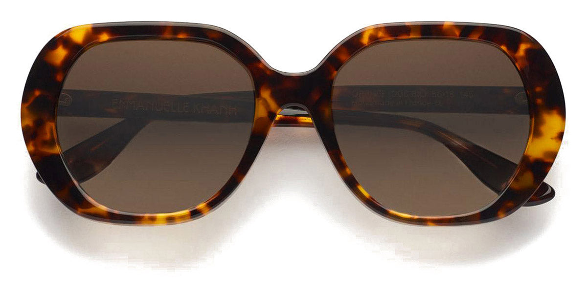 Emmanuelle Khanh® EK ORPHEE-SOL EK ORPHEE SOL 006 58 - 006 - Bronze Tortoise Sunglasses