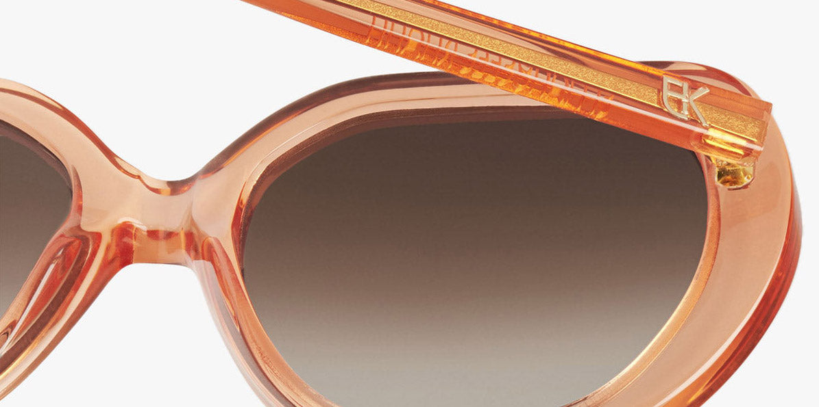 Emmanuelle Khanh® EK ORPHEE-SOL EK ORPHEE SOL 255 58 - 255 - Salmon Rose Sunglasses