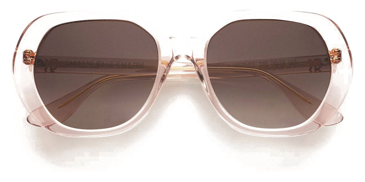 Emmanuelle Khanh® EK ORPHEE-SOL EK ORPHEE SOL 316 58 - 316 - Pale Pink Sunglasses