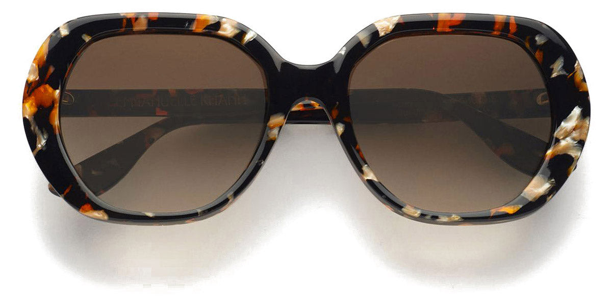 Emmanuelle Khanh® EK ORPHEE-SOL EK ORPHEE SOL 55 58 - 55 - Black Tortoise Sunglasses