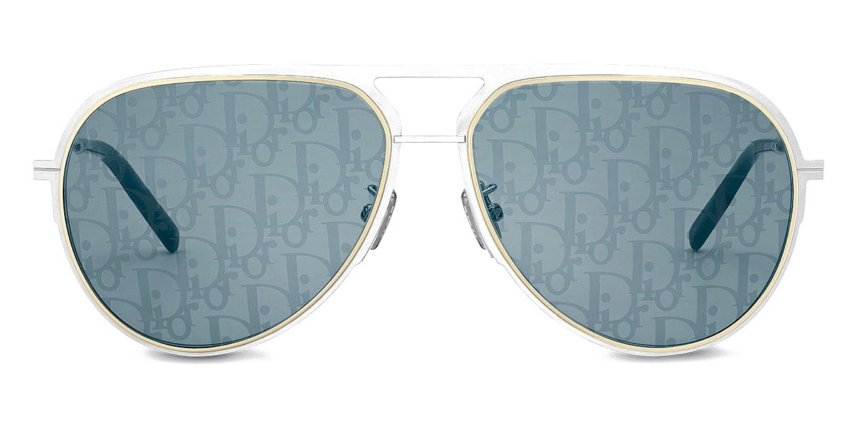 Dior® DiorEssential A2U D ESTLA2UH F0I8 60 - Silver And Gold Sunglasses