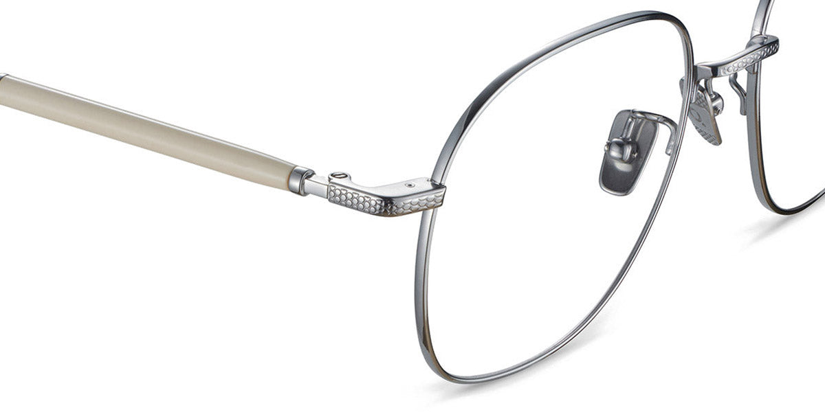 Etnia Barcelona® SANT SEBASTIA 3 SANTSE 55O WHSL - WHSL White/Silver Eyeglasses