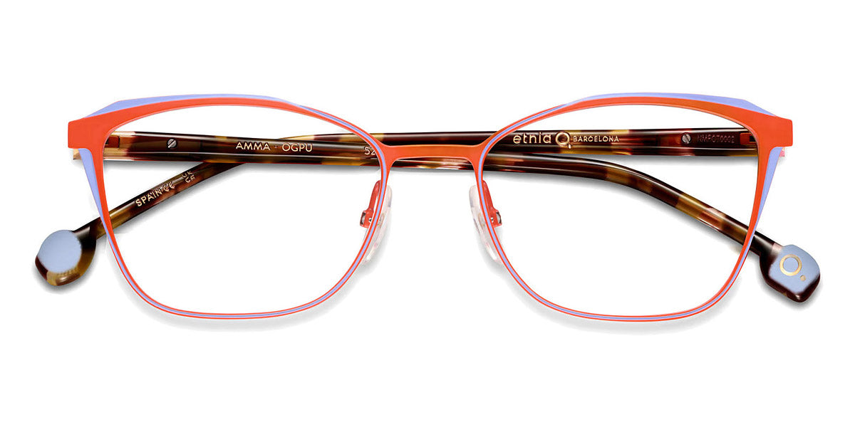 Etnia Barcelona® Amma ETB 4 AMMA 52O OGPU - OGPU Orange/Purple Eyeglasses