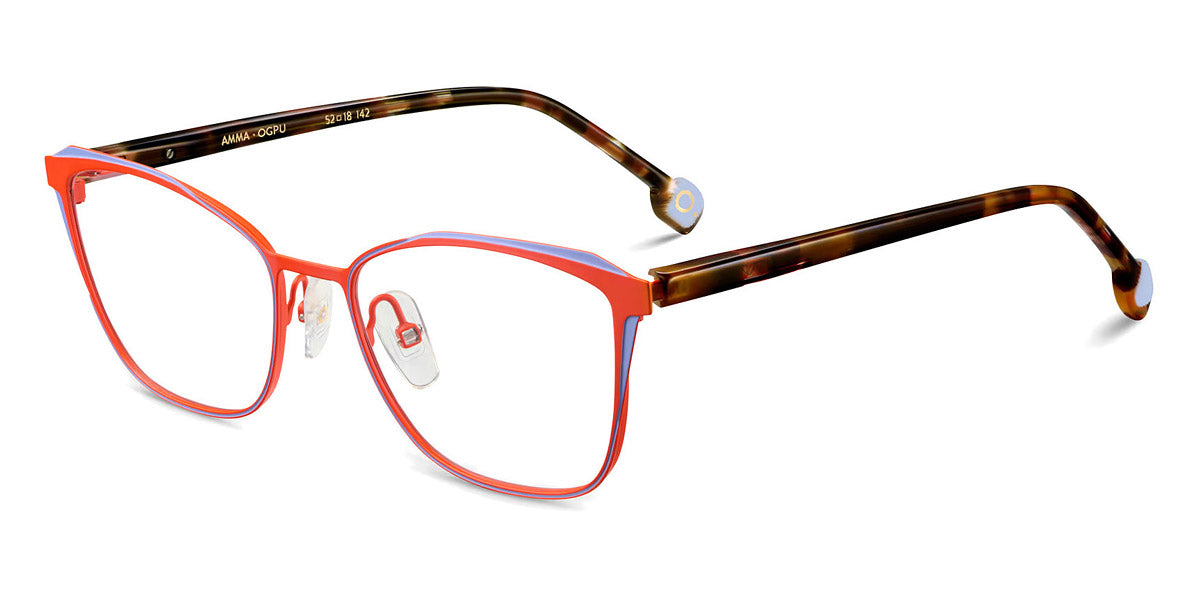 Etnia Barcelona® Amma ETB 4 AMMA 52O OGPU - OGPU Orange/Purple Eyeglasses