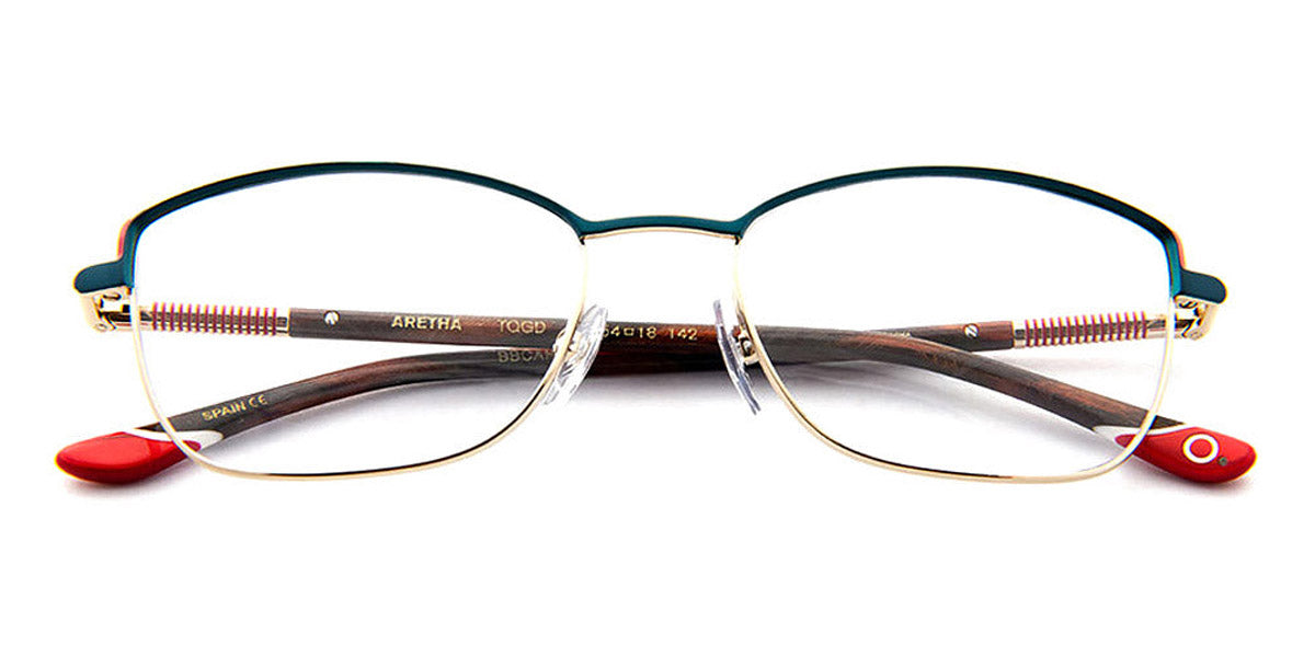 Etnia Barcelona® ARETHA 4 ARETHA 54O TQGD - TQGD Turquoise/Gold Eyeglasses