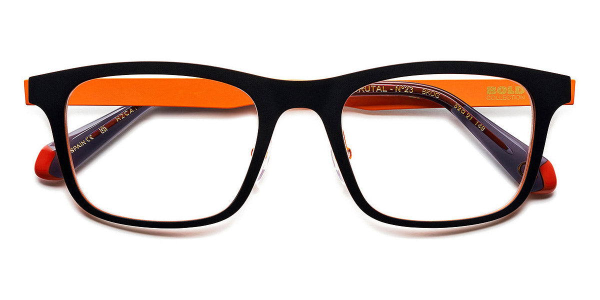 Etnia Barcelona® BRUTAL NO.23 4 BRUT23 52O BKOG - BKOG Black/Orange Eyeglasses