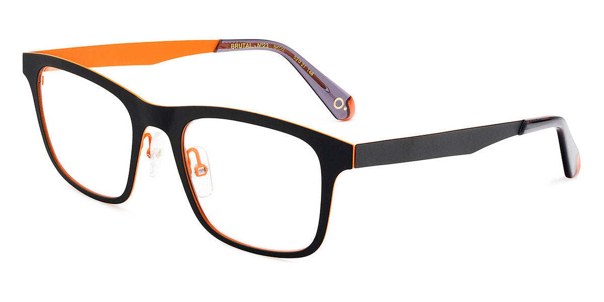 Etnia Barcelona® BRUTAL NO.23 4 BRUT23 52O BKOG - BKOG Black/Orange Eyeglasses