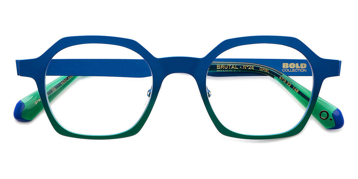 Etnia Barcelona® BRUTAL NO.24 4 BRUT24 47O GRBL - GRBL Green/Blue Eyeglasses