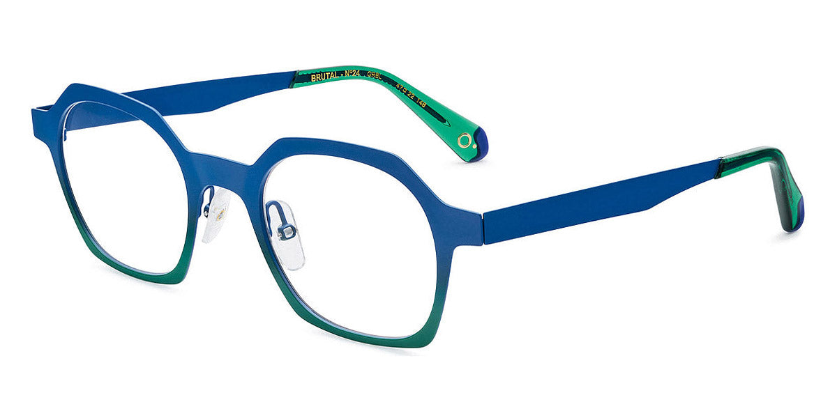 Etnia Barcelona® BRUTAL NO.24 4 BRUT24 47O GRBL - GRBL Green/Blue Eyeglasses