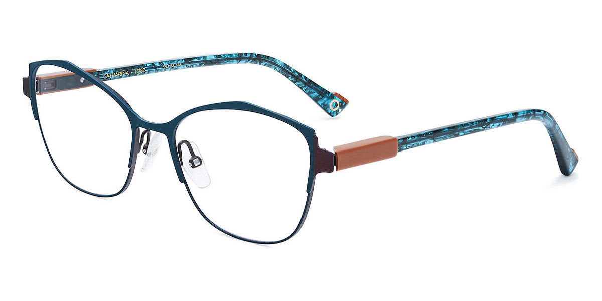 Etnia Barcelona® CATHARINA 4 CATHAR 55O TQBZ - TQBZ Blue/Brown Eyeglasses