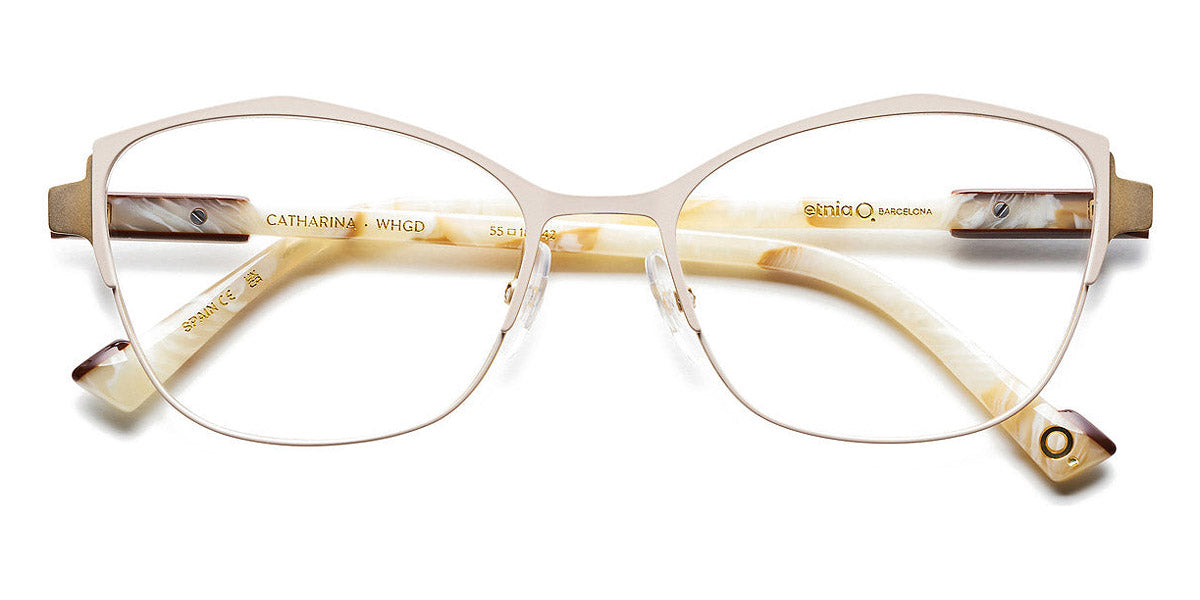 Etnia Barcelona® CATHARINA 4 CATHAR 55O WHGD - WHGD White/Gold Eyeglasses