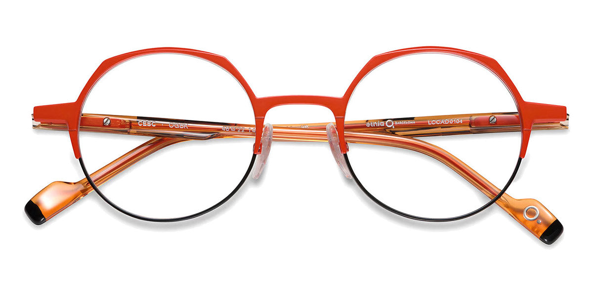 Etnia Barcelona® Cesc ETB 4 CESC 48O OGBK - OGBK Orange/Black Eyeglasses