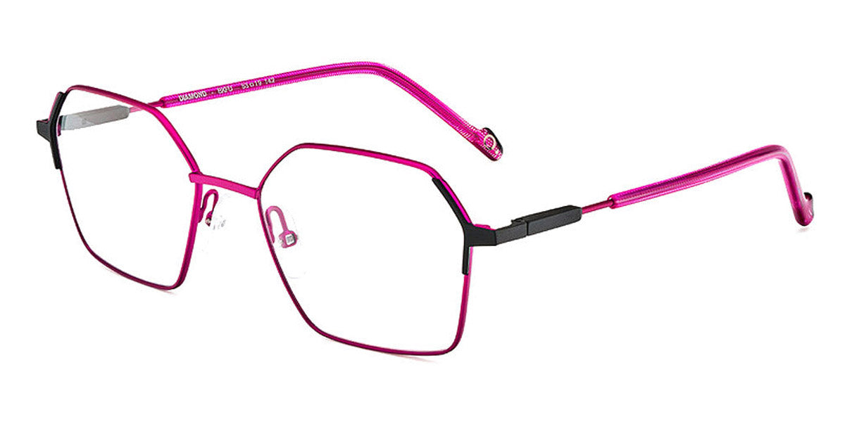 Etnia Barcelona® DIAMOND 4 DIAMON 53O BKFU - BKFU Black/Fuchsia Eyeglasses