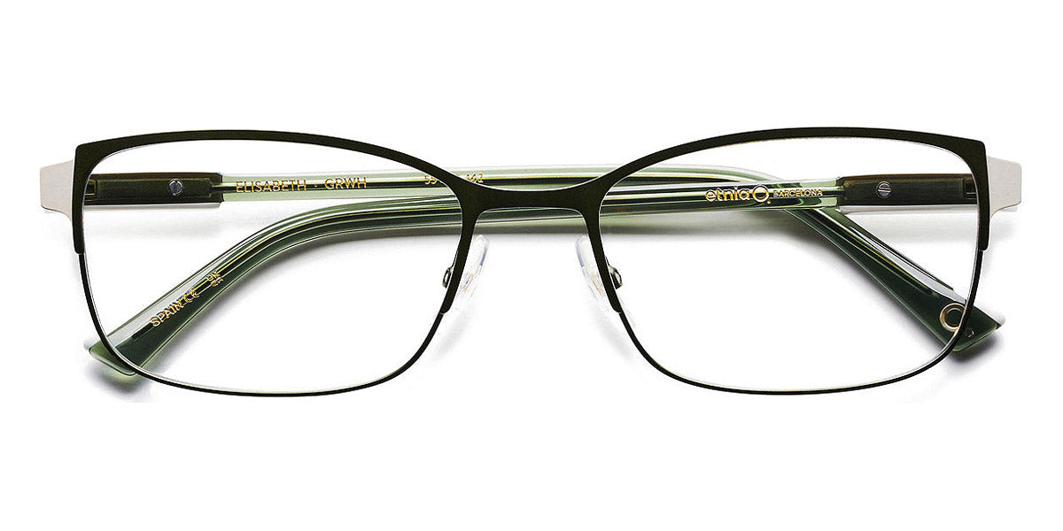 Etnia Barcelona® ELISABETH 4 ELISAB 55O GRWH - GRWH Green/White Eyeglasses