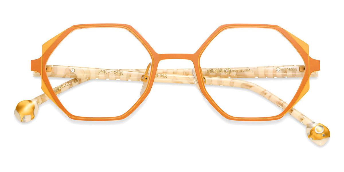 Etnia Barcelona® Eve ETB 4 EVE 49O YWZE - YWZE Yellow/Zebra Eyeglasses