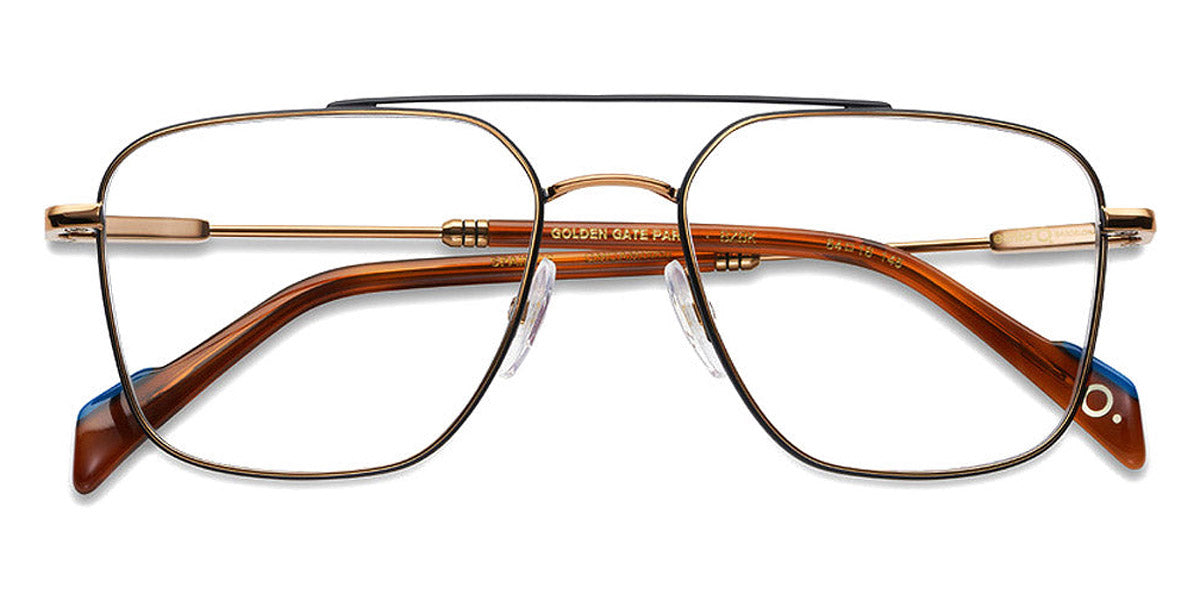 Etnia Barcelona® GOLDEN GATE 4 GOLDEN 54O BZBK - BZBK Saddlebrown/Black Eyeglasses