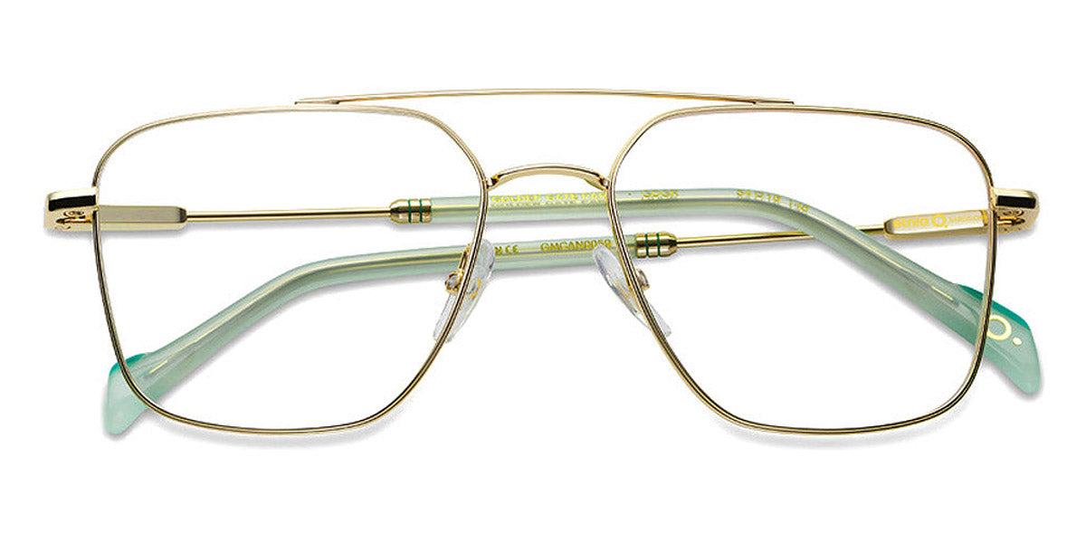 Etnia Barcelona® GOLDEN GATE 4 GOLDEN 54O GDGR - GDGR Gold/Green Eyeglasses