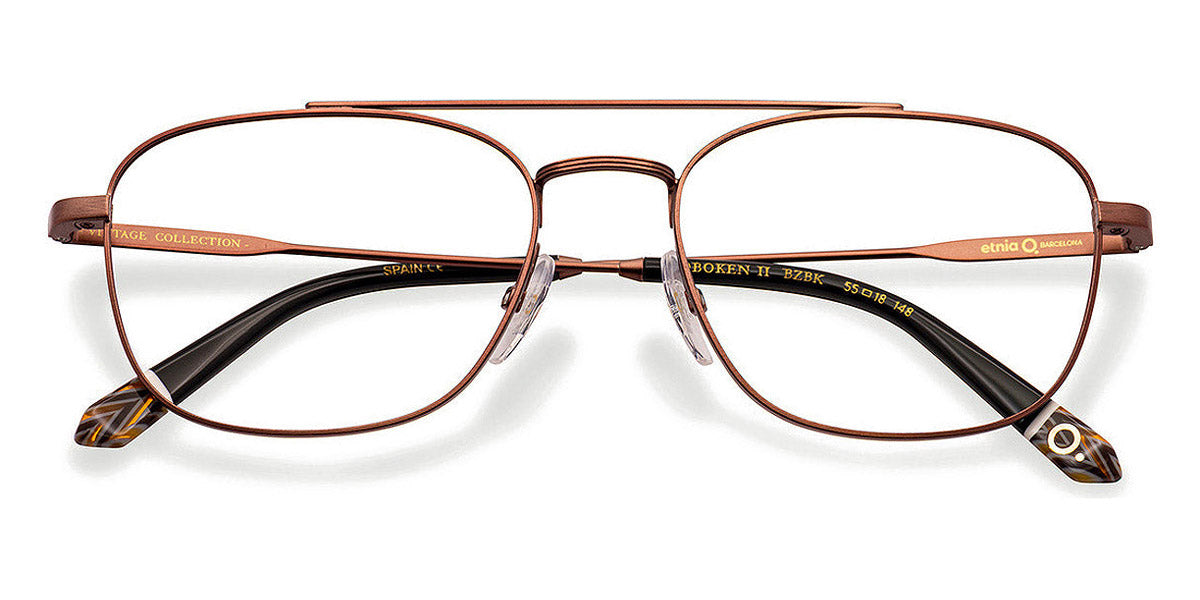 Etnia Barcelona® HOBOKEN II 4 HOBOK2 55O BZBK - BZBK Brown/Black Eyeglasses