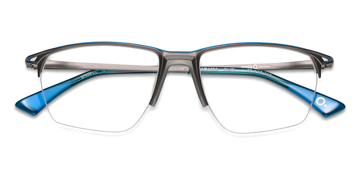 Etnia Barcelona® Jarama ETB 4 JARAMA 55O GMBL - GMBL Gunmetal/Blue Eyeglasses