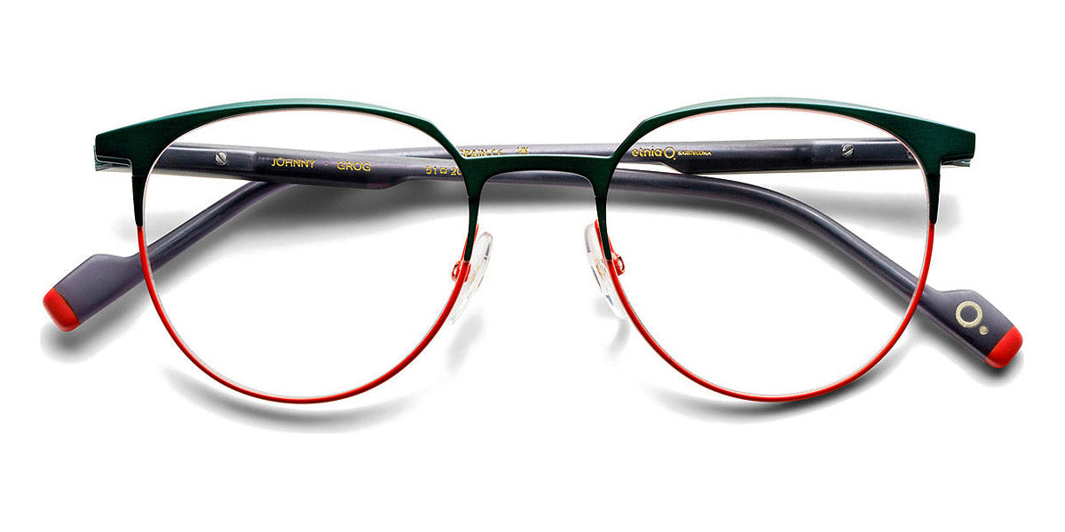 Etnia Barcelona® JOHNNY 4 JOHNNY 51O GROG - GROG Green/Orange Eyeglasses