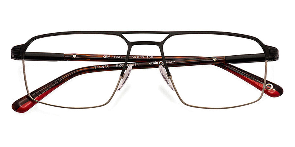 Etnia Barcelona® KEM 4 KEM 56O BKSL - BKSL Black/Silver Eyeglasses