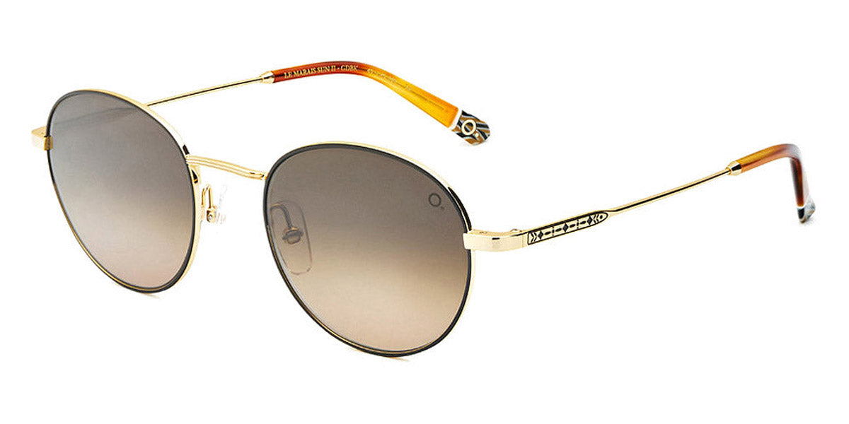 Etnia Barcelona® LE MARAIS II SUN 4 LE MA2 49S GDBK - GDBK Gold/Black Sunglasses