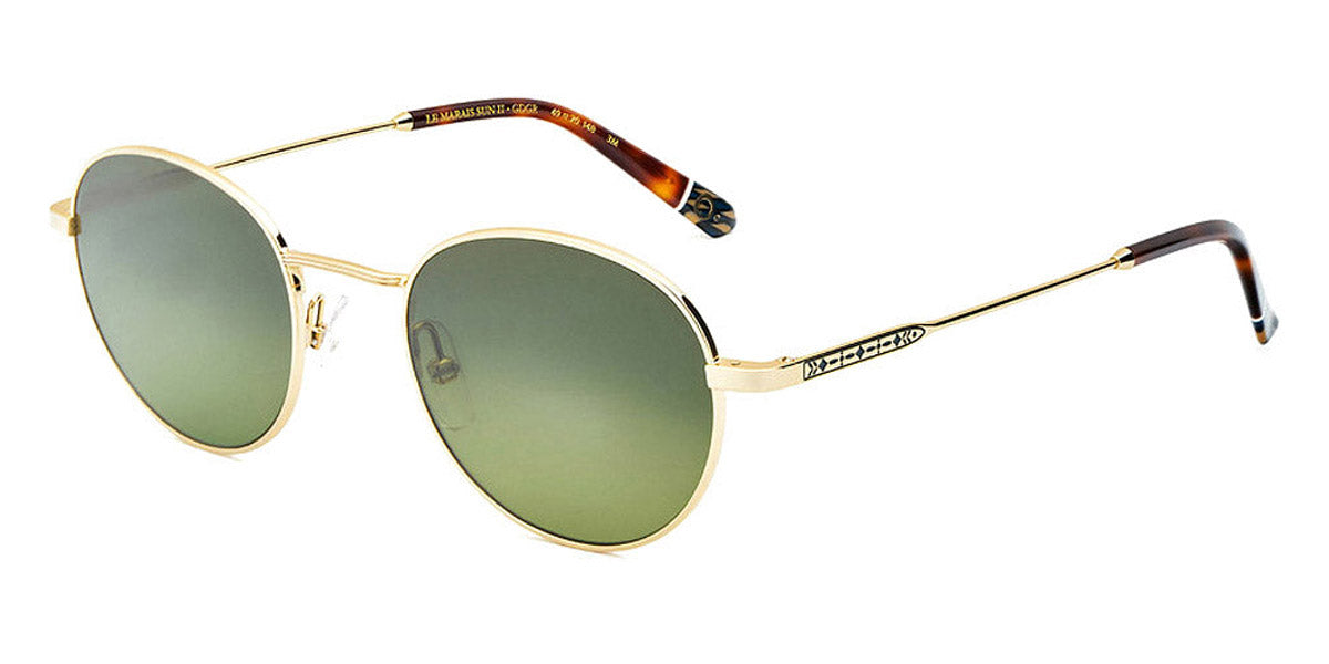 Etnia Barcelona® LE MARAIS II SUN 4 LE MA2 49S GDGR - GDGR Gold/Green Sunglasses