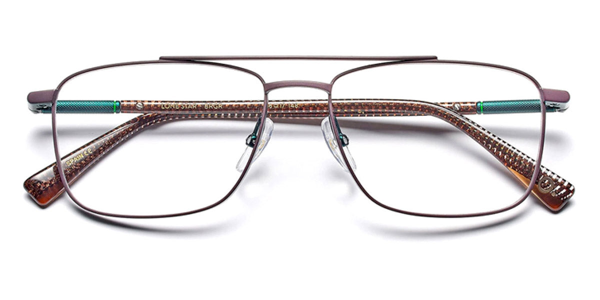 Etnia Barcelona® Lone Star ETB 4 LONE STAR 56O BRGR - BRGR Brown/Green Eyeglasses