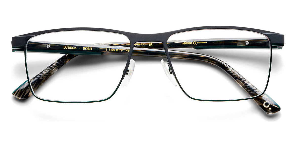 Etnia Barcelona® LUBECK 4 LUBECK 53O BKGR 55 - BKGR Black/Green Eyeglasses