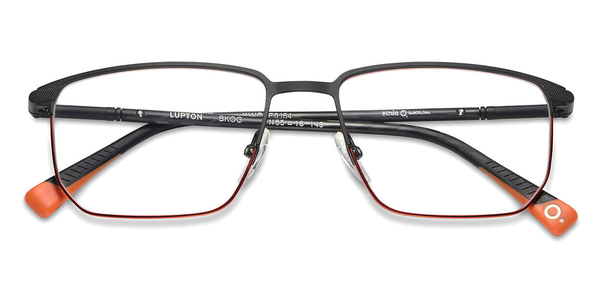 Etnia Barcelona® Lupton ETB 4 LUPTON 57O BKOG - BKOG Black/Orange Eyeglasses