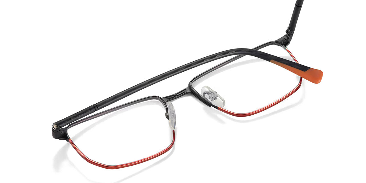 Etnia Barcelona® Lupton ETB 4 LUPTON 57O BKOG - BKOG Black/Orange Eyeglasses