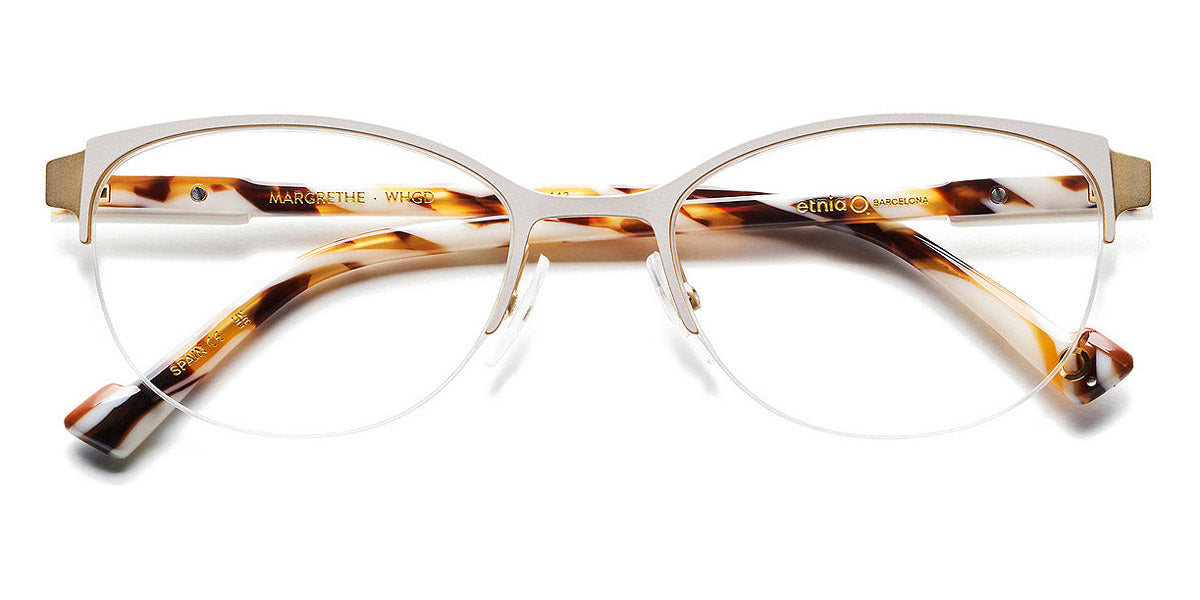 Etnia Barcelona® MARGRETHE 4 MARGRE 54O WHGD - WHGD White/Gold Eyeglasses